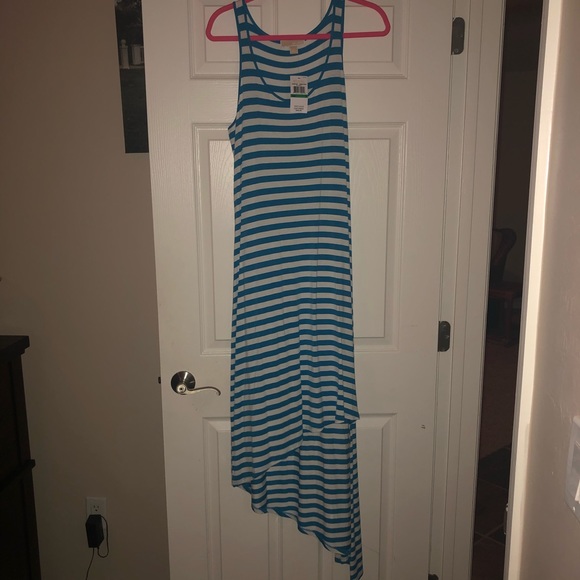 MICHAEL Michael Kors Dresses & Skirts - Michael Kors blue & white Rayon Dress